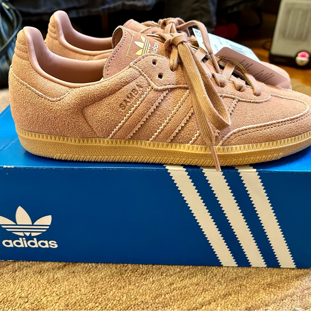 Adidas Sambas Pink New with Tags w Box sz 9 women / sz 7 men - Picture 7 of 10